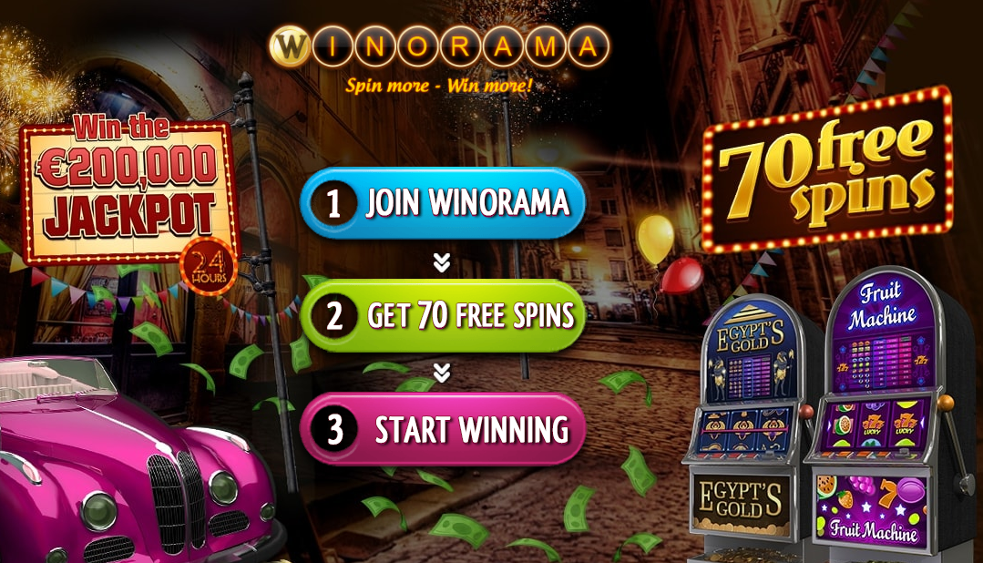 Winorama get 7 euros for free without deposit